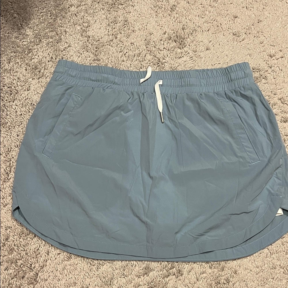 HALARA Light Blue Mini Skirt